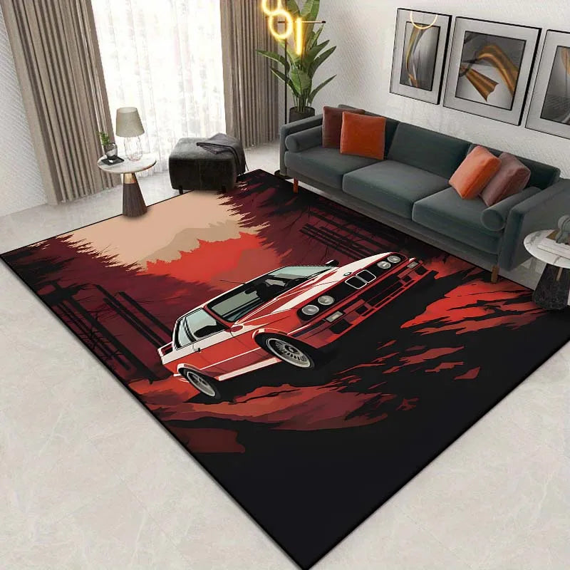 15 Sizes Classic Car E30 Pattern Carpets