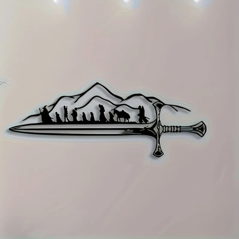 "The Fellowship of the Ring" Metal Wall Art - LOTR