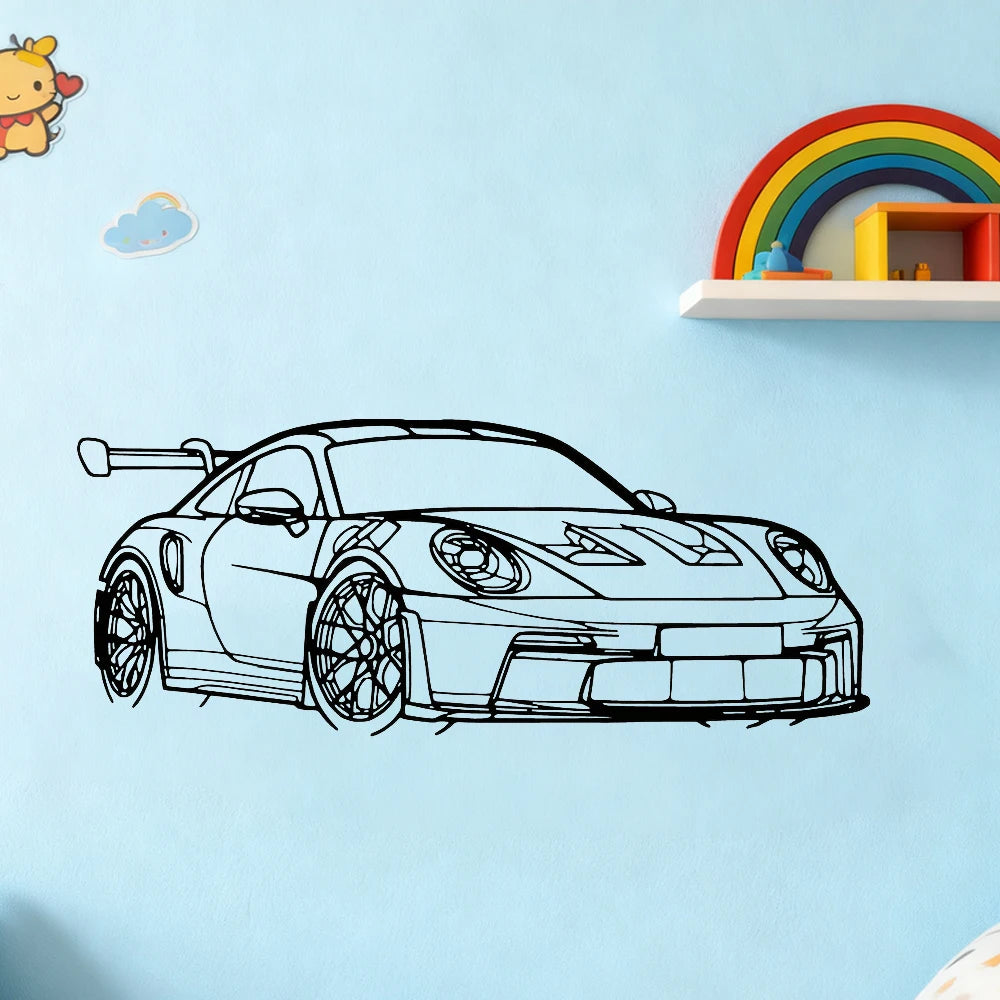 Supercar Metal Wall Art