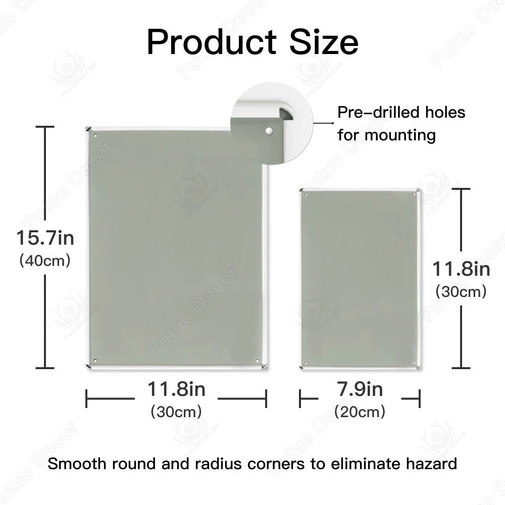 Music Rock Metal Signs Band Wall Decoration