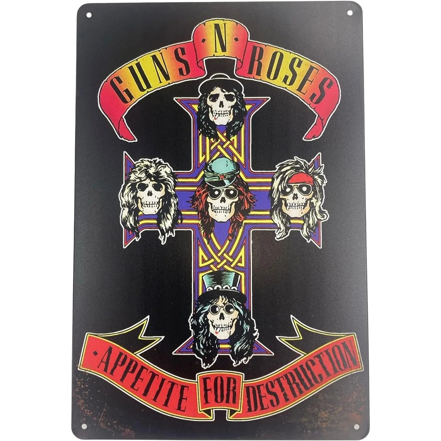 Music Rock Metal Signs Band Wall Decoration