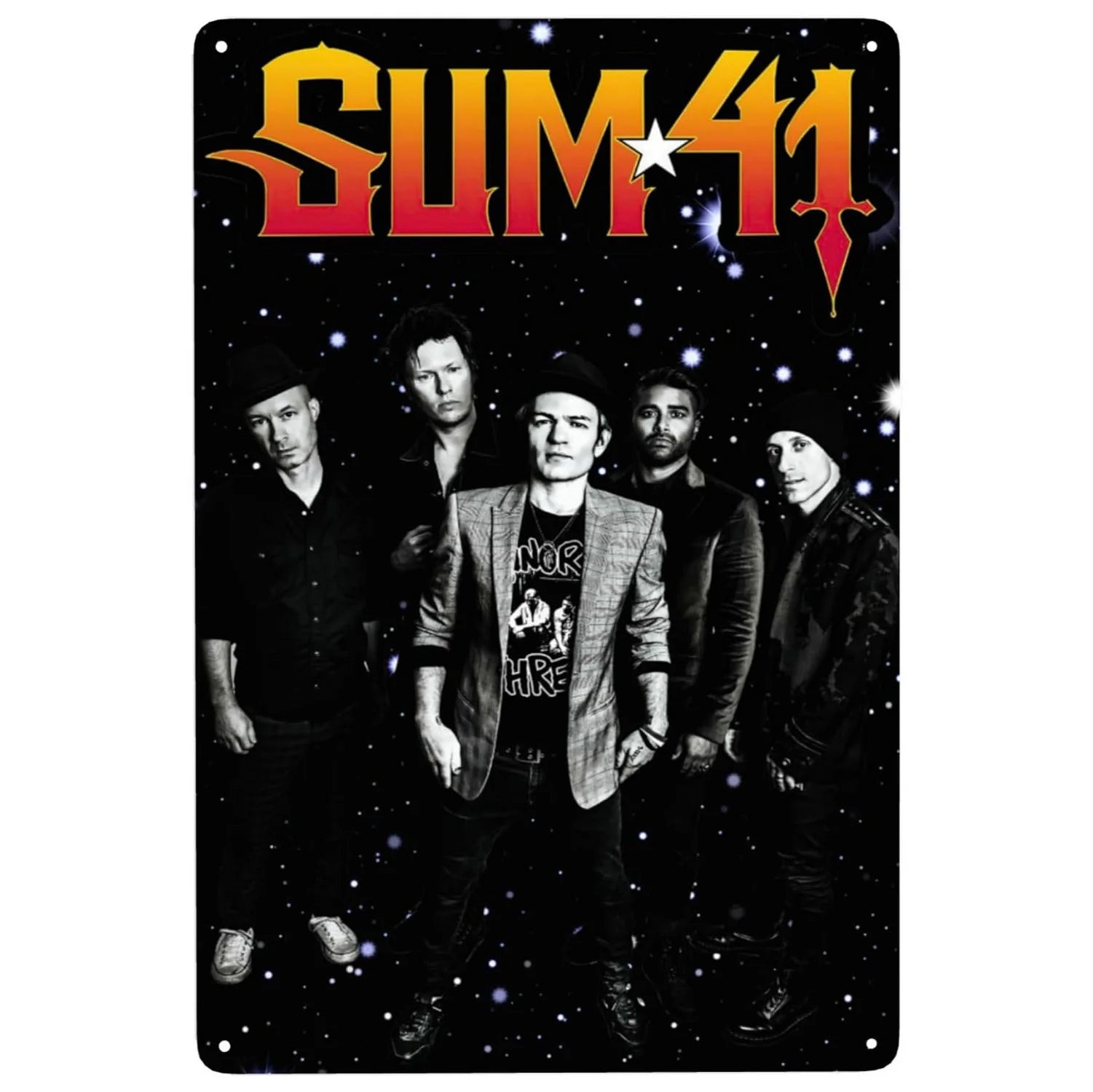 Music Rock Metal Signs Band Wall Decoration