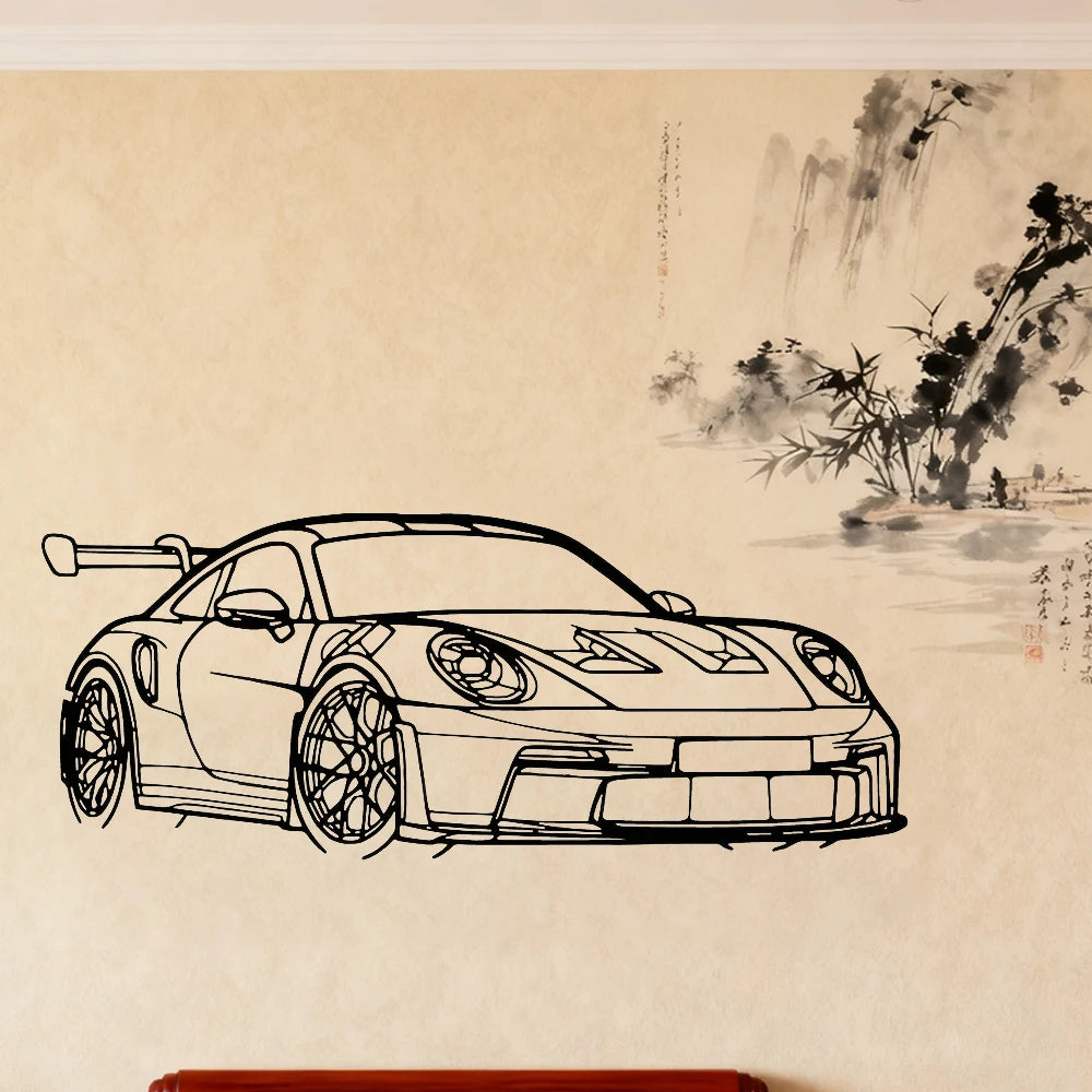 Supercar Metal Wall Art