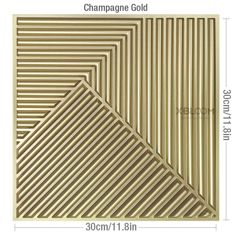 30x30cm 3d Art Decor 3D Wall Panel Cutting Geometric Diamond Carved Wood tile Adhesives Bottom Non self-adhesive 3d Wall Sticker