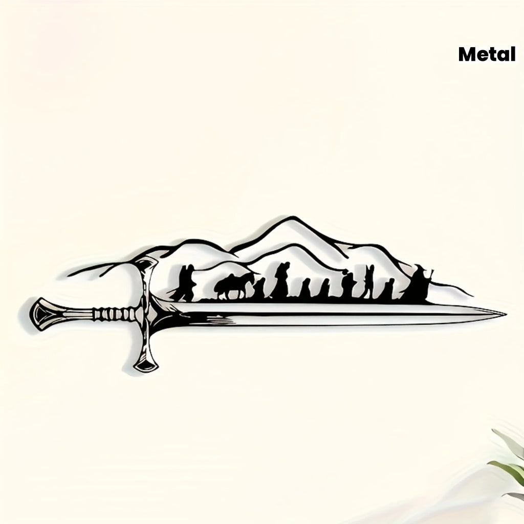 "The Fellowship of the Ring" Metal Wall Art - LOTR
