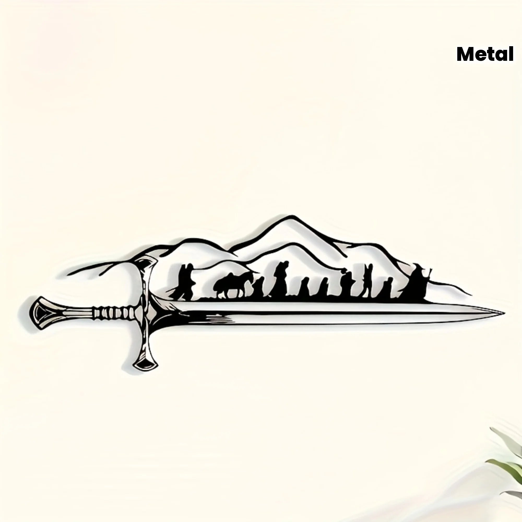 "The Fellowship of the Ring" Metal Wall Art - LOTR