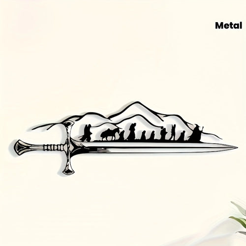"The Fellowship of the Ring" Metal Wall Art - LOTR