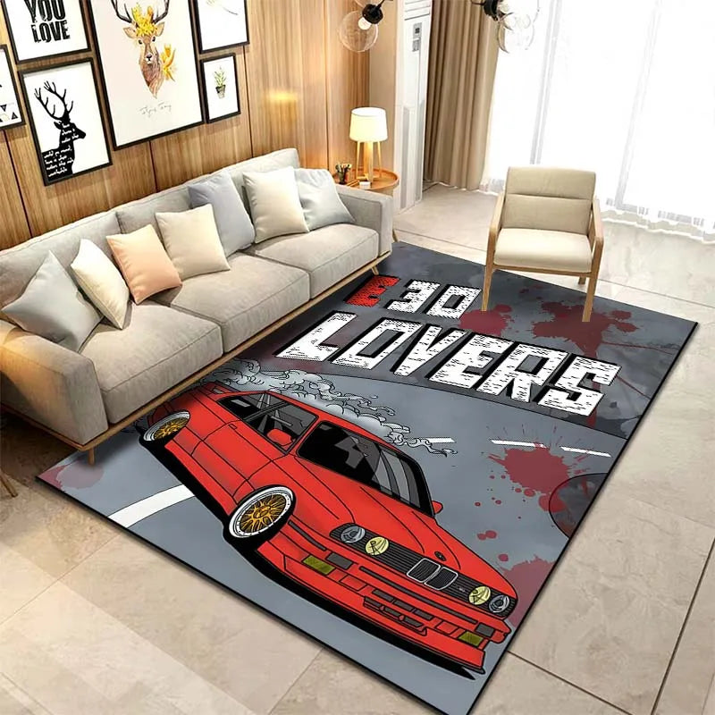 15 Sizes Classic Car E30 Pattern Carpets