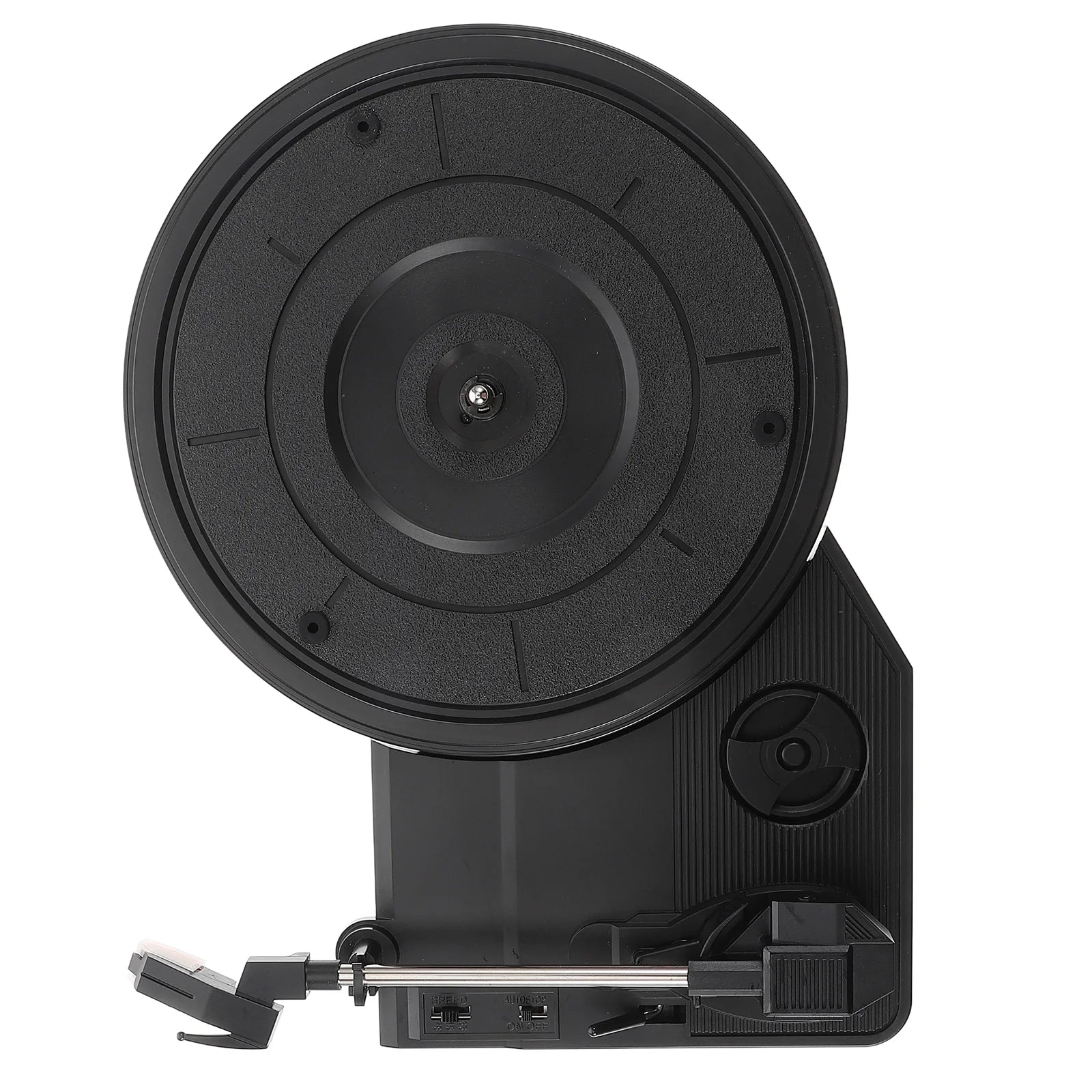 Large Gramophone Movement Record Player With Built-In Speakers Retro Vinyl Record Player 200mm Turntable For Decor Music Lovers