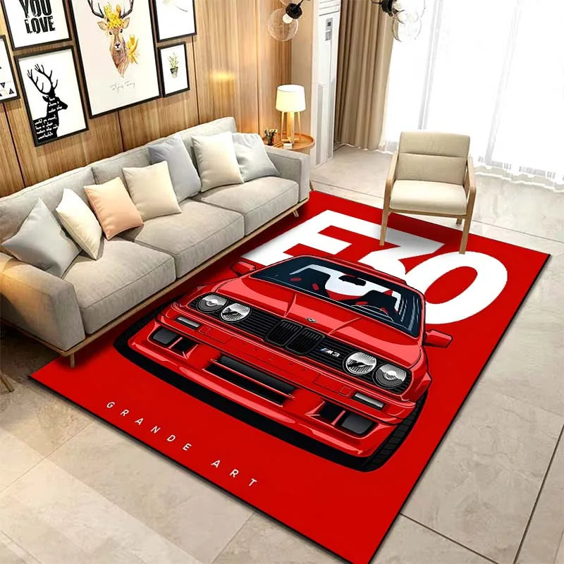 15 Sizes Classic Car E30 Pattern Carpets