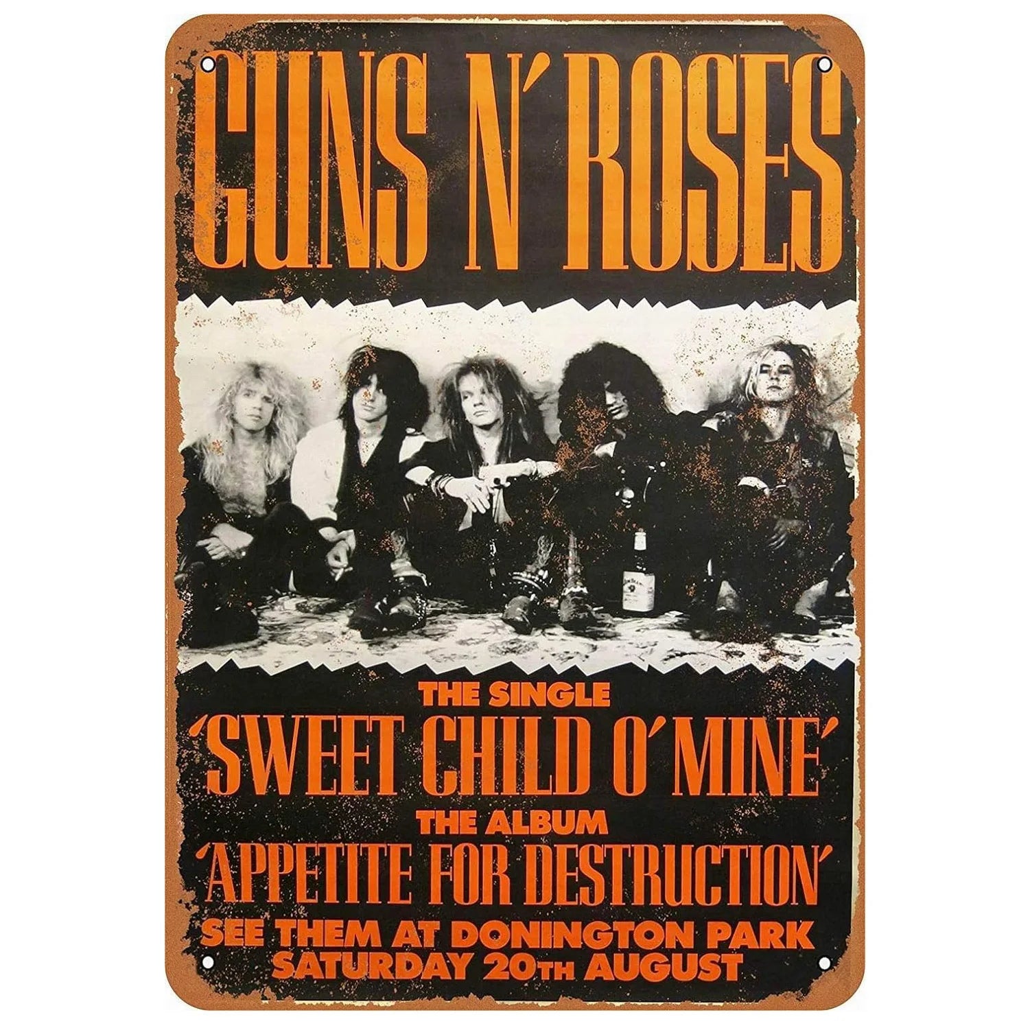 Music Rock Metal Signs Band Wall Decoration