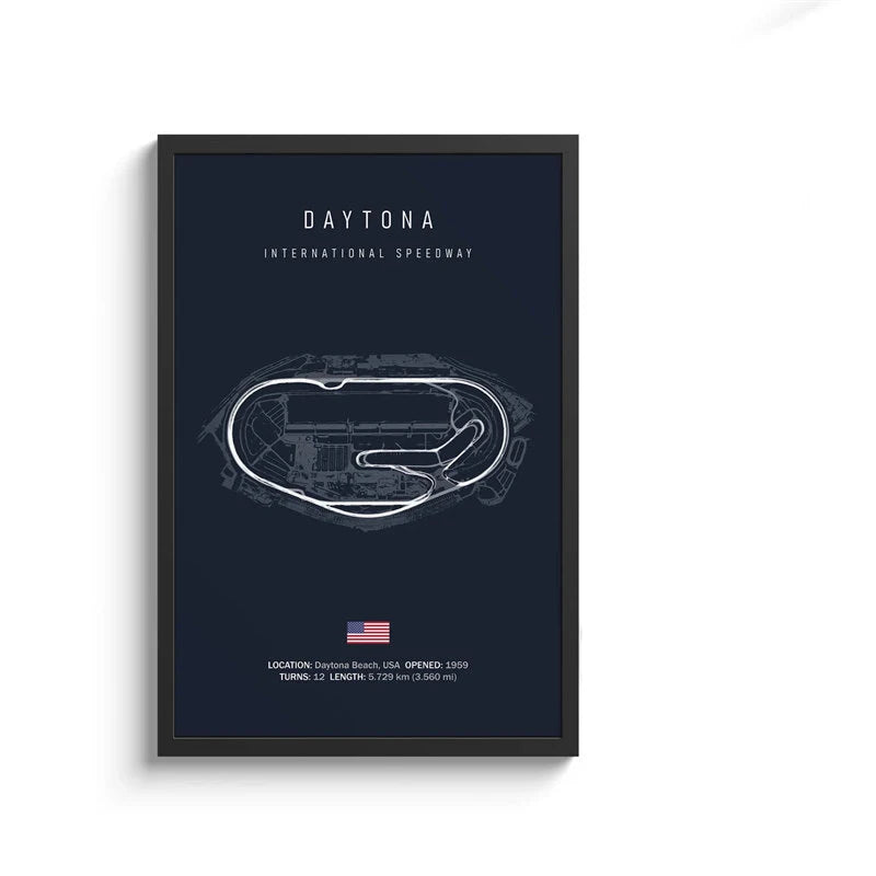 F1 International Track Circuit Canvas Painting