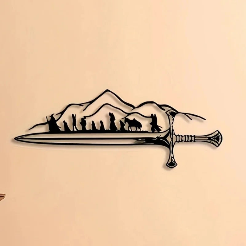 "The Fellowship of the Ring" Metal Wall Art - LOTR