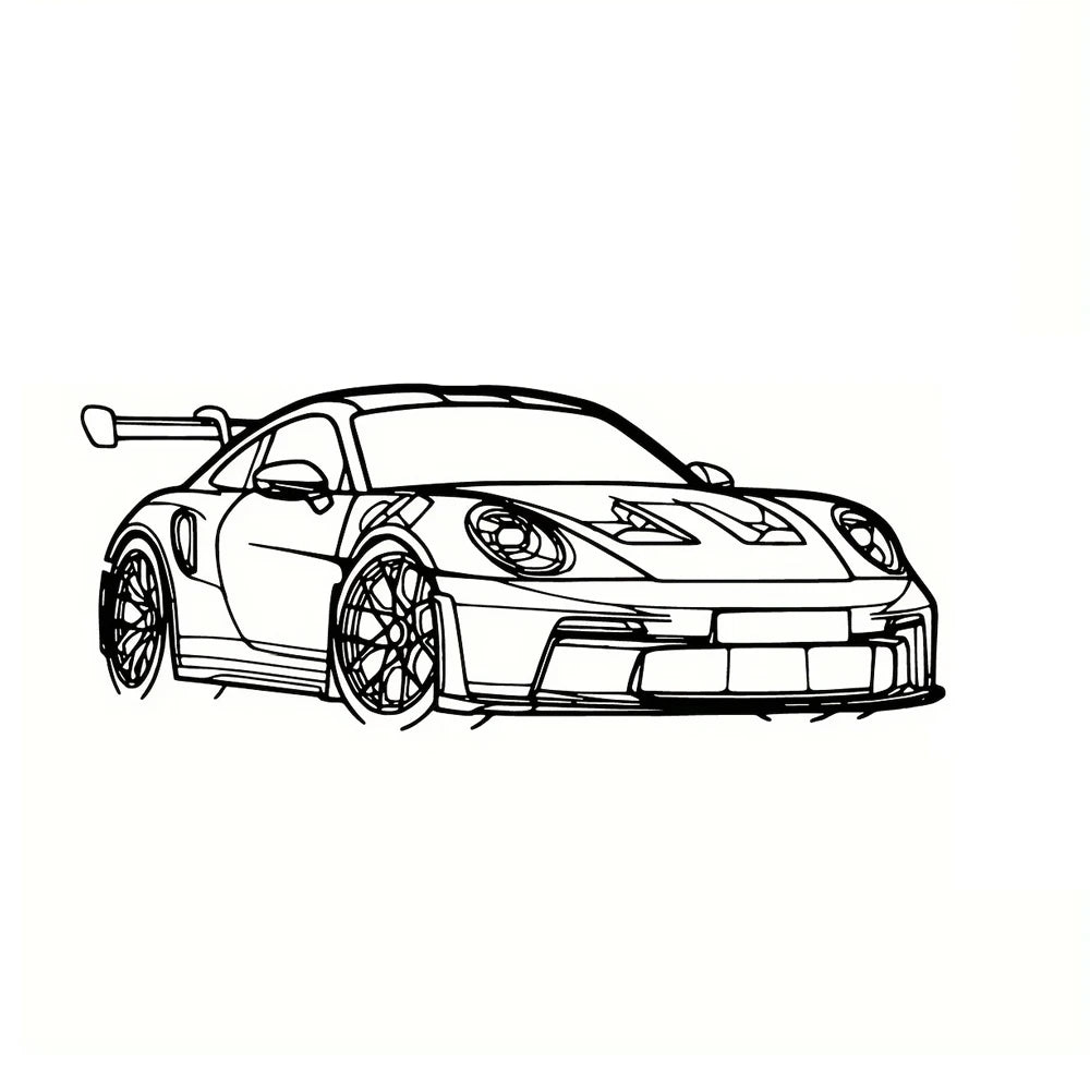 Supercar Metal Wall Art