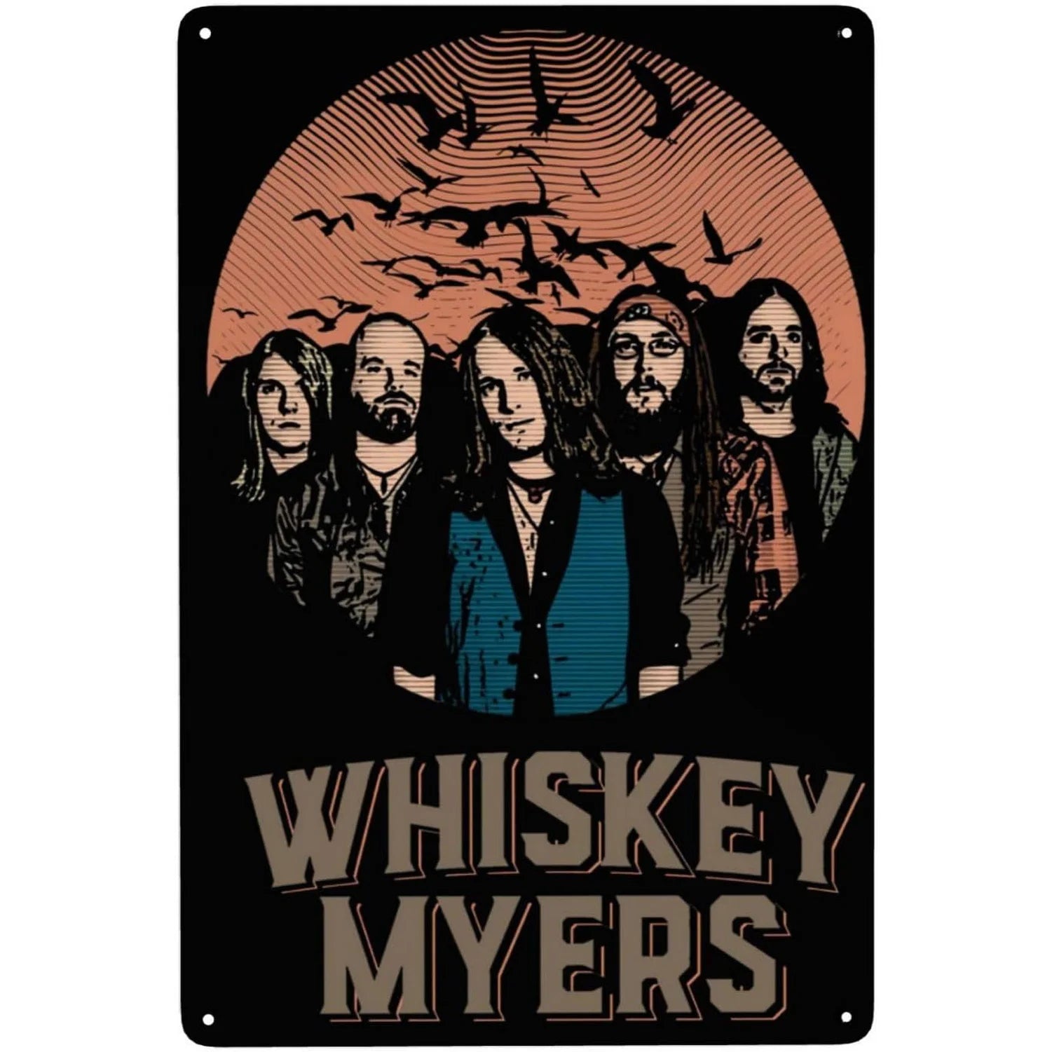 Music Rock Metal Signs Band Wall Decoration