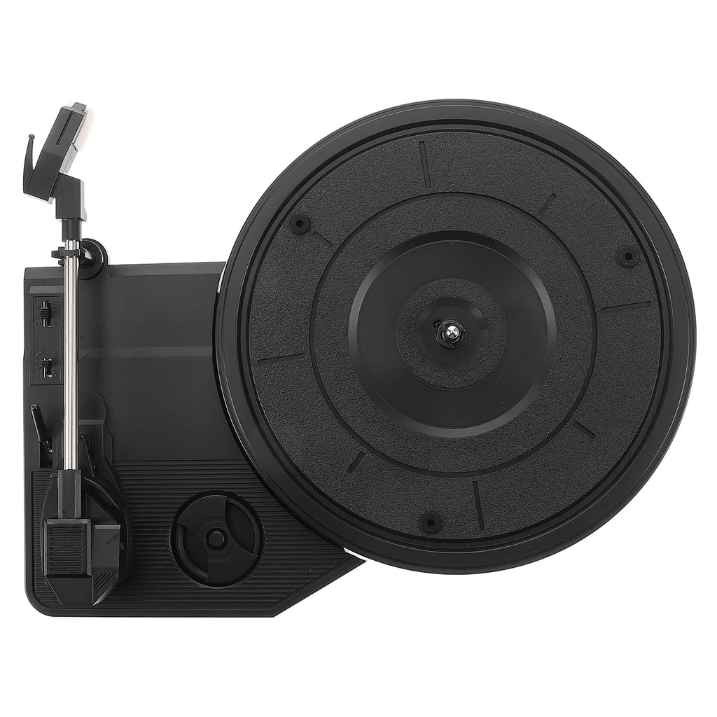 Large Gramophone Movement Record Player With Built-In Speakers Retro Vinyl Record Player 200mm Turntable For Decor Music Lovers