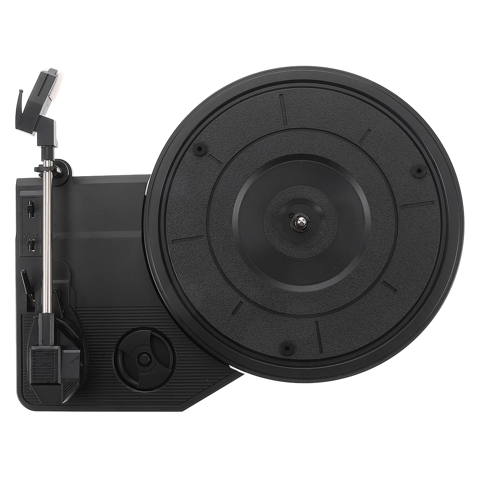 Large Gramophone Movement Record Player With Built-In Speakers Retro Vinyl Record Player 200mm Turntable For Decor Music Lovers