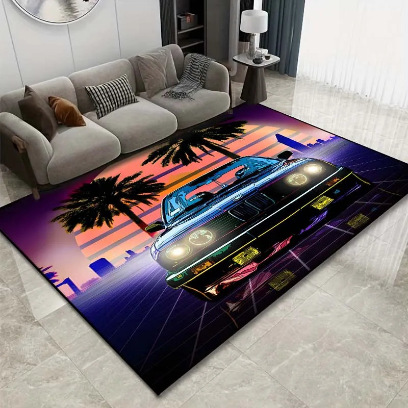 15 Sizes Classic Car E30 Pattern Carpets