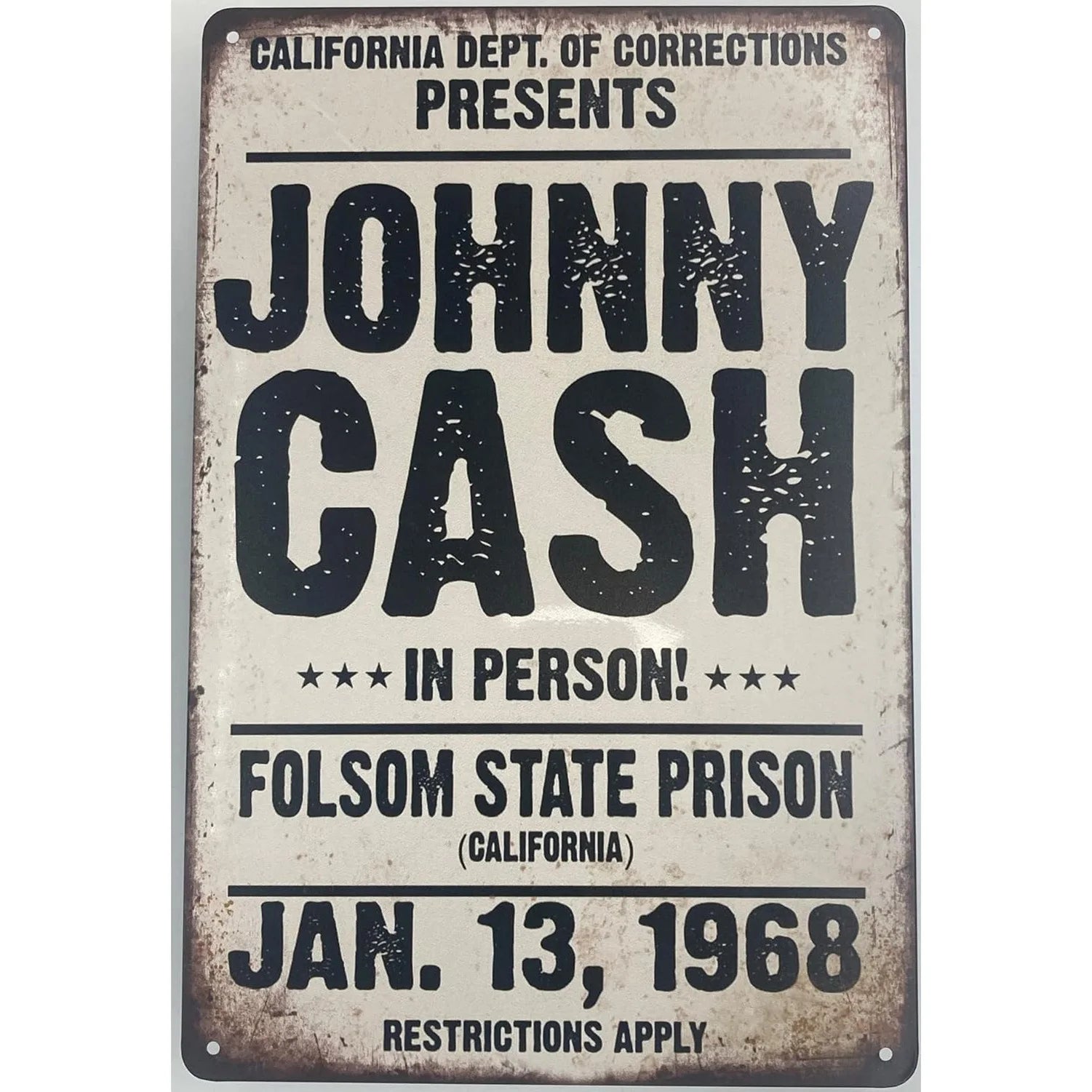 Music Rock Metal Signs Band Wall Decoration